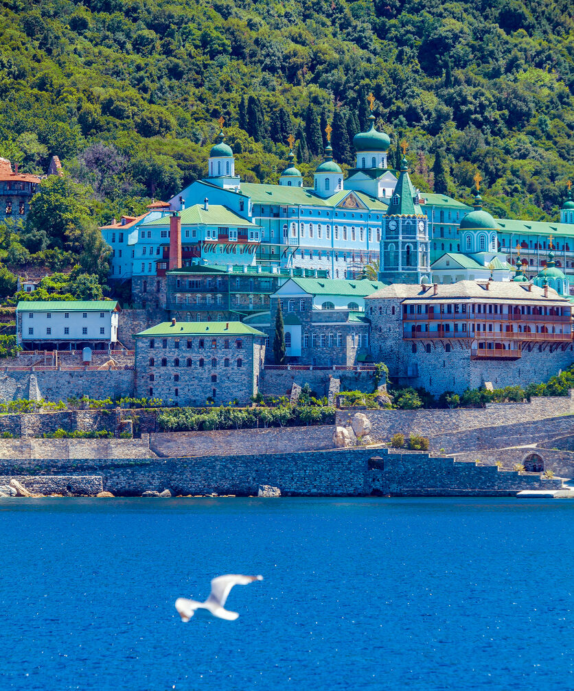 saint panteleimon monastery, mount athos